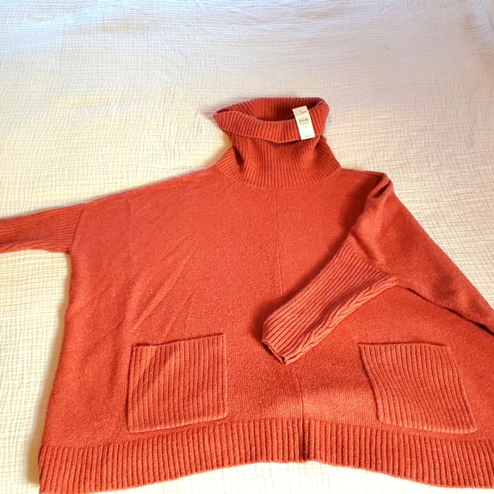 Loft sweater XS burnt orange